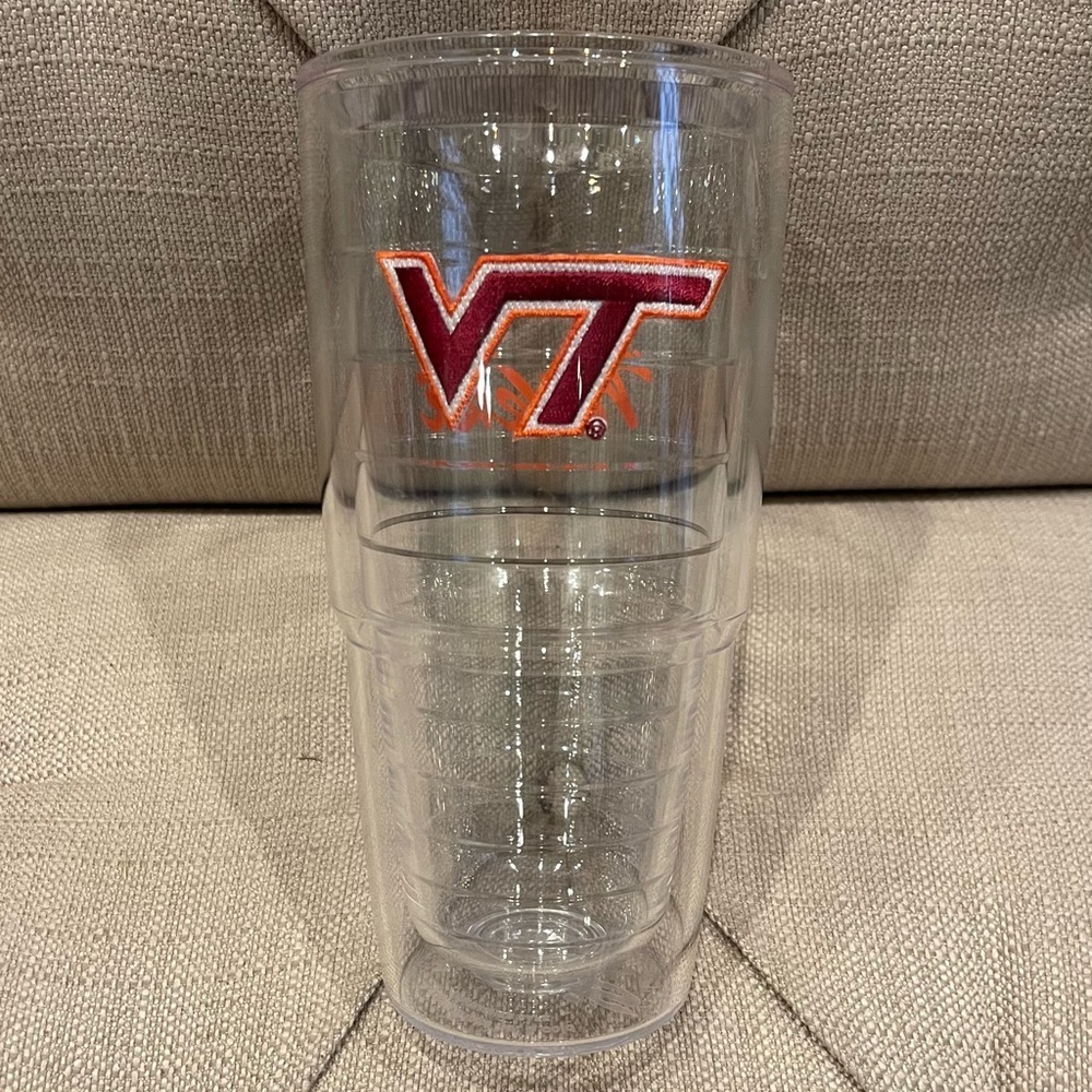 Virginia Tech 24 oz. Tervis Tumblers with Emblem No Lid Personalized “Nikki”